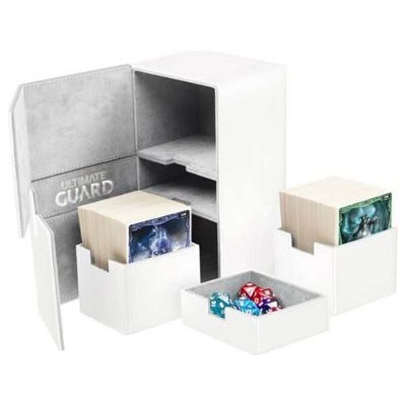 Ultimate Guard - Twin Flip N Tray Xenoskin - White - 160