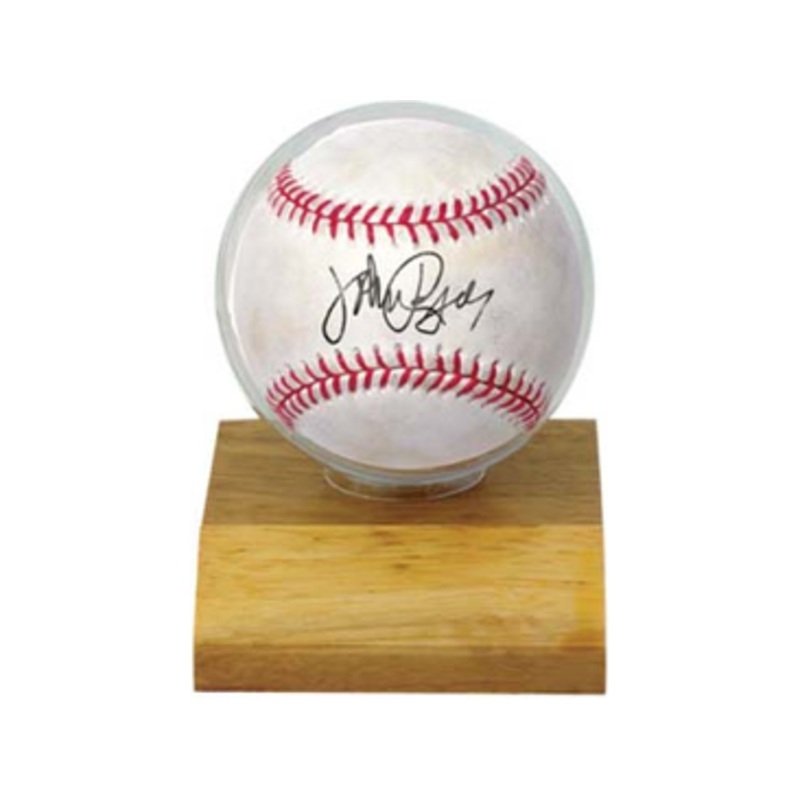 Ultra Pro - Baseball Ball - Display Case - Light Wood