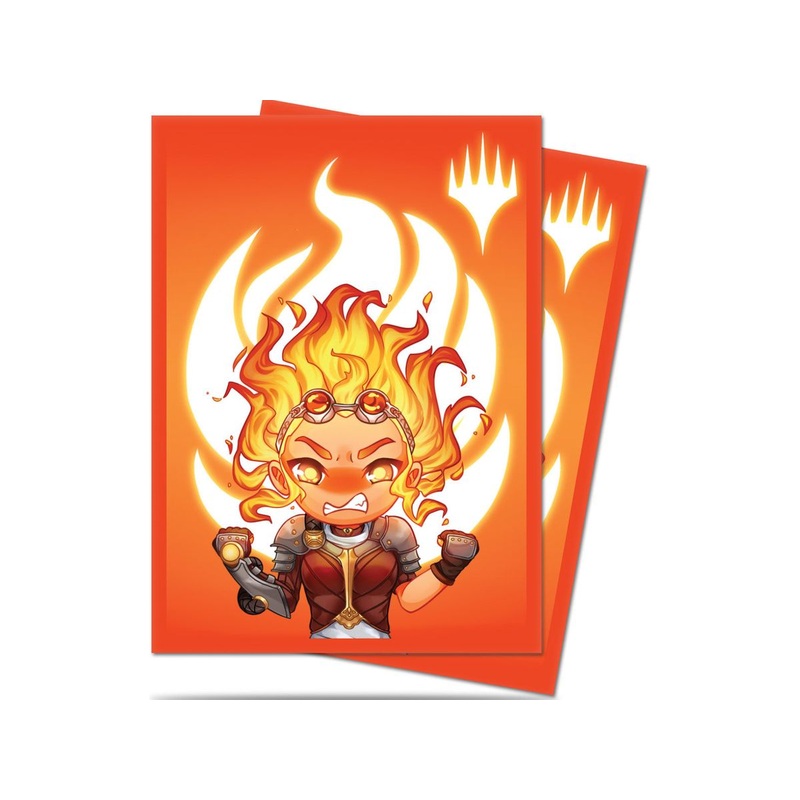 Ultra Pro - Deck Protector Sleeves - Magic the Gathering - Chibi Collection - Chandra - Maximum Power