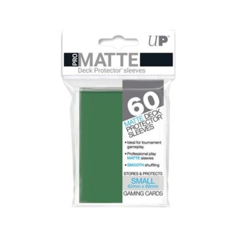 Ultra Pro - Deck Protectors - Small Yu-Gi-Oh! Size - 60 Count Pro-Matte Green
