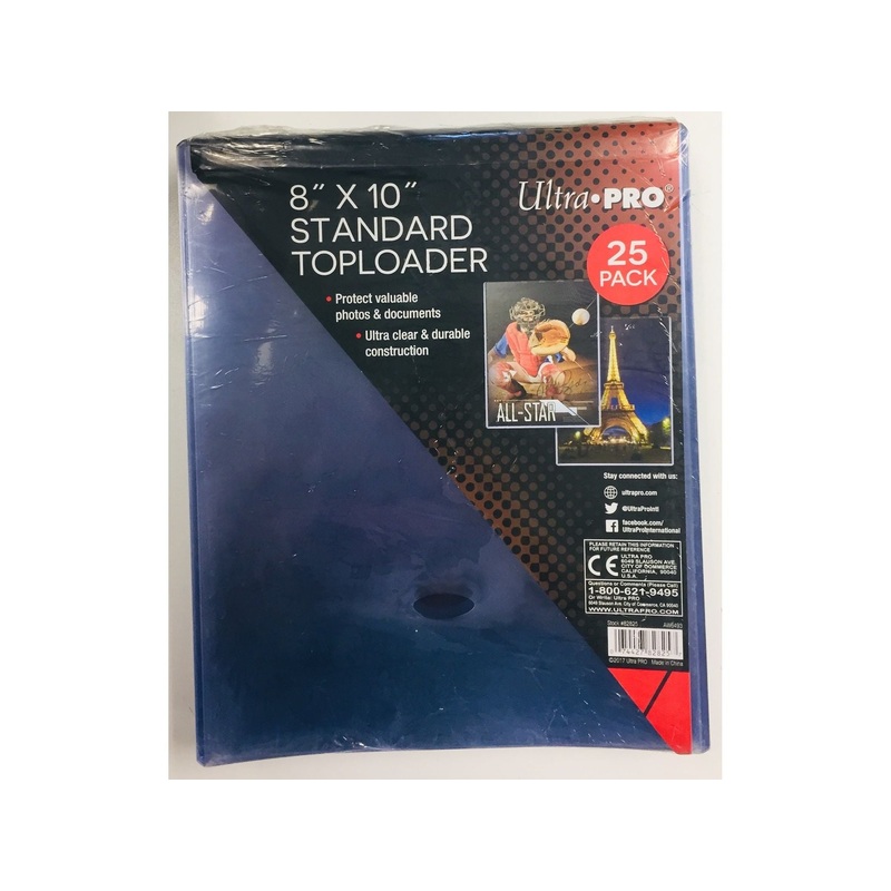 Ultra Pro - Top Loaders - 8 x 10 Standard - Pack of 25