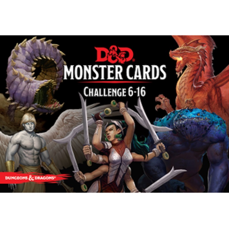 Wizards of the Coast - Dungeons and Dragons - Monster Cards - Challenge 6-16