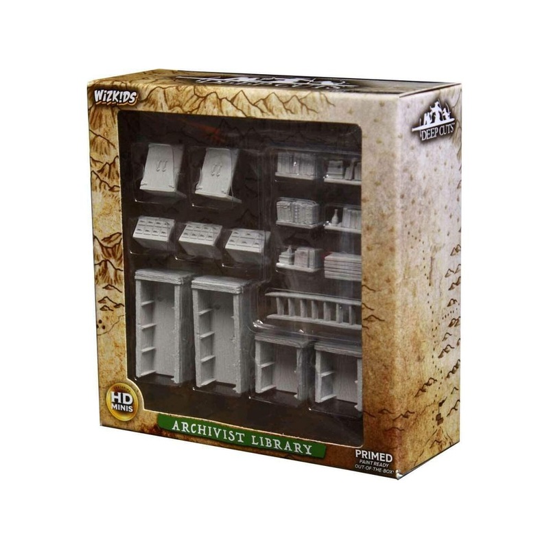 Wizkids - Dungeons and Dragons - Unpainted Miniature - Deep Cuts - Archivist Library