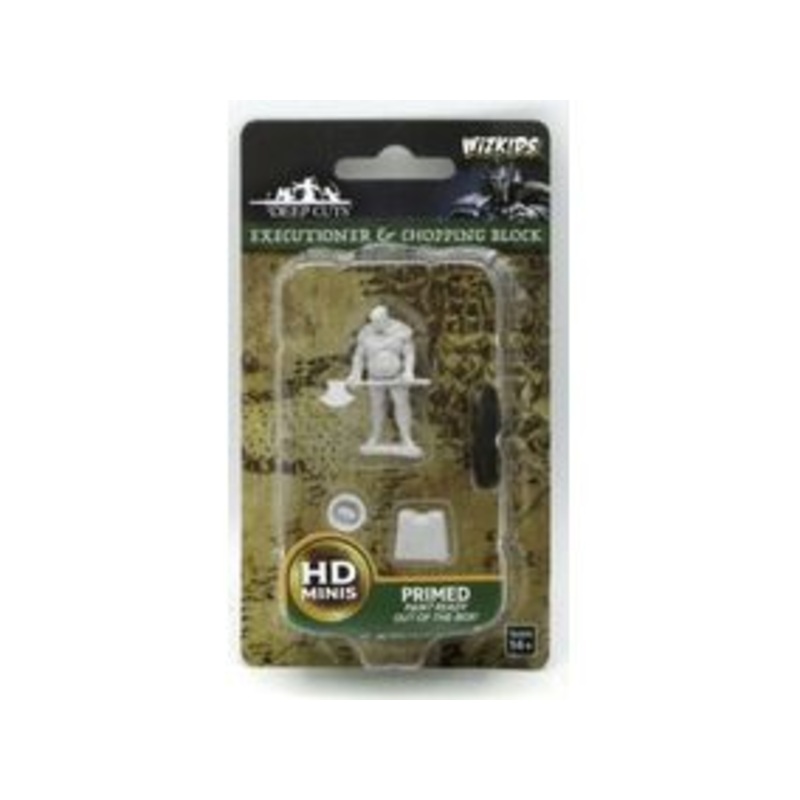 Wizkids - Dungeons and Dragons - Unpainted Miniature - Deep Cuts - Executioner and Chopping Block  - 73420