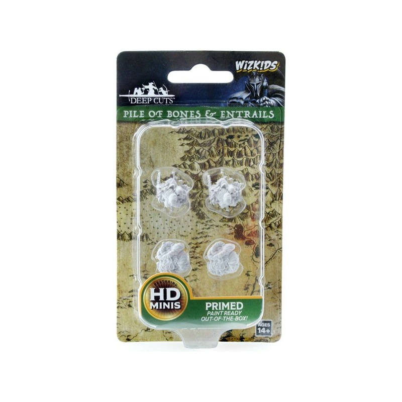 Wizkids - Dungeons and Dragons - Unpainted Miniature - Deep Cuts - Pile of Bones and Entrails - 73422