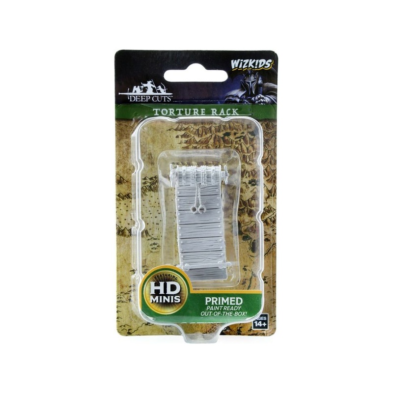 Wizkids - Dungeons and Dragons - Unpainted Miniature - Deep Cuts - Torture Rack - 73418