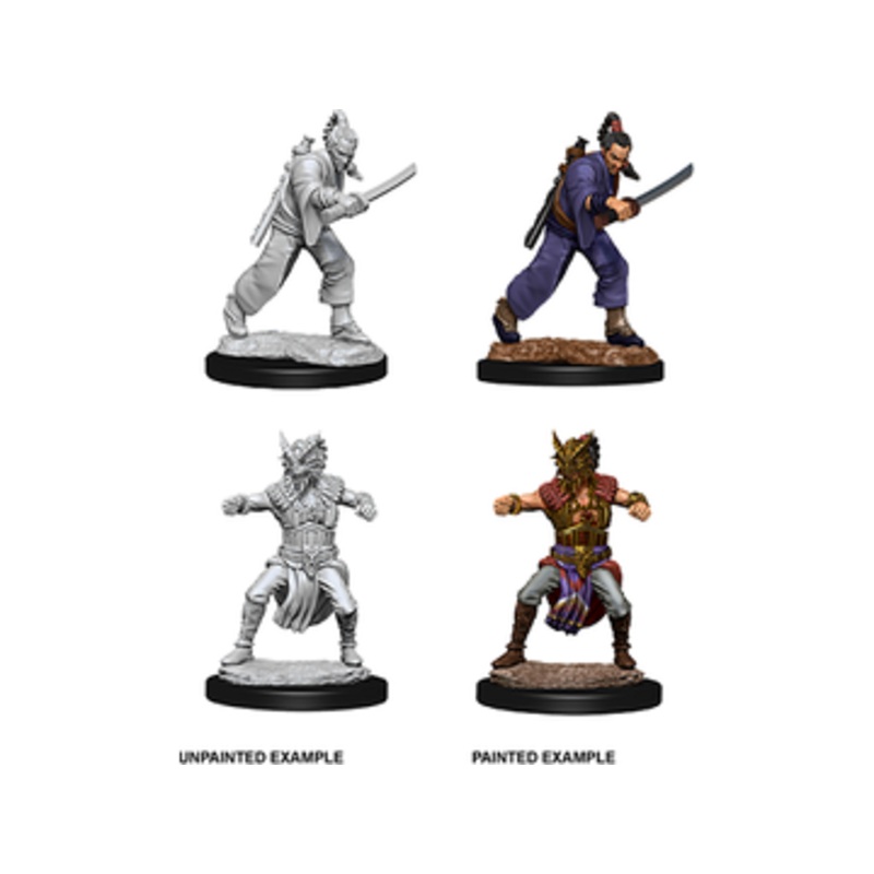 Wizkids - Dungeons and Dragons - Unpainted Miniature - Nolzurs Marvelous Miniatures - Male Human Monk - 73670