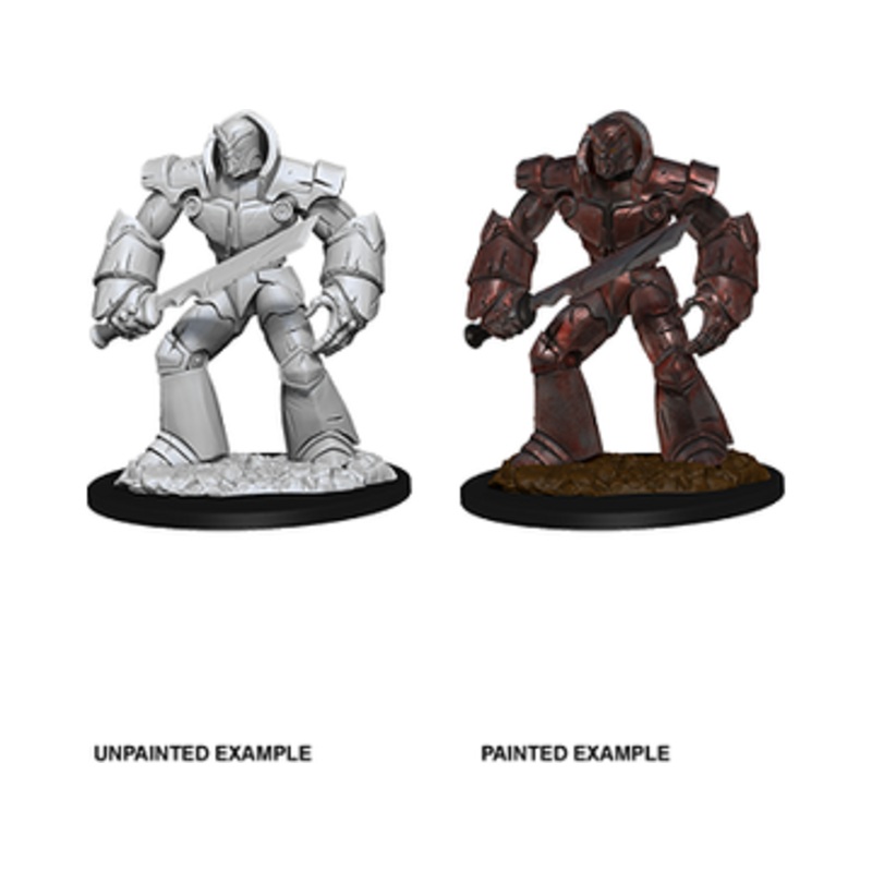 Wizkids - Dungeons and Dragons - Unpainted Miniatures - Nolzurs Marvelous Miniatures - Iron Golem - 73842