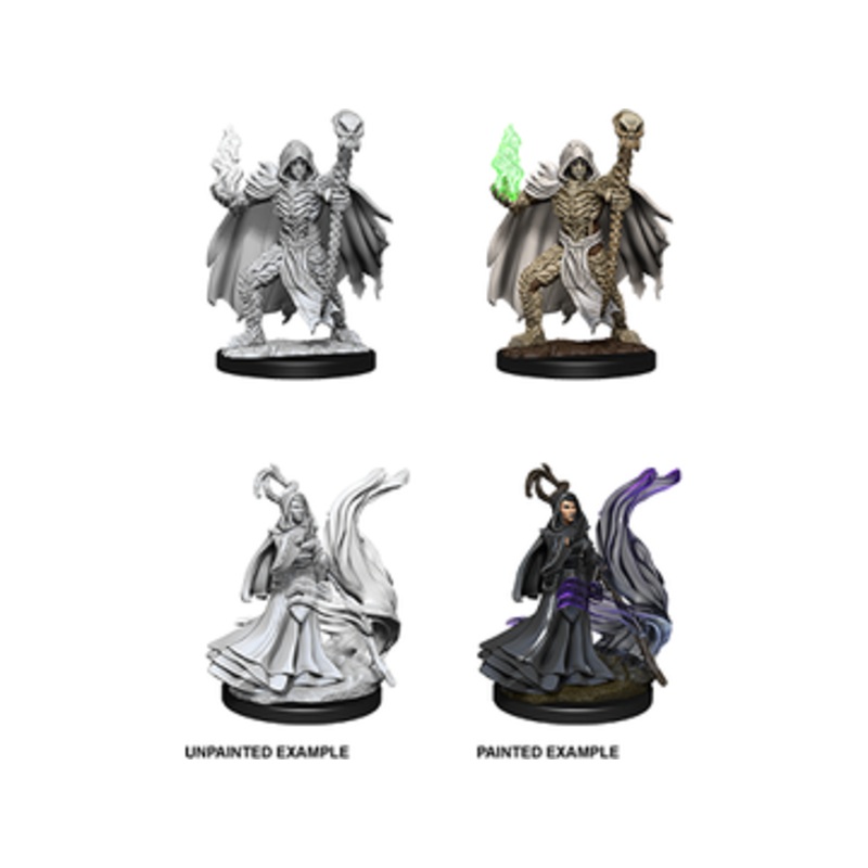 Paizo - Pathfinder - Unpainted Miniatures - Deep Cuts - Necromancers - 73855