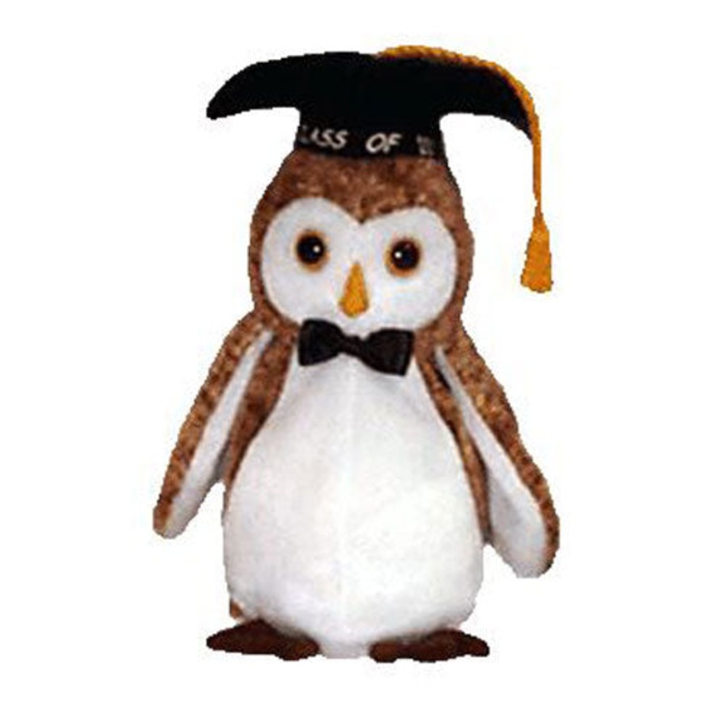 TY Beanie Baby - Wisest the Owl - Class of 2000
