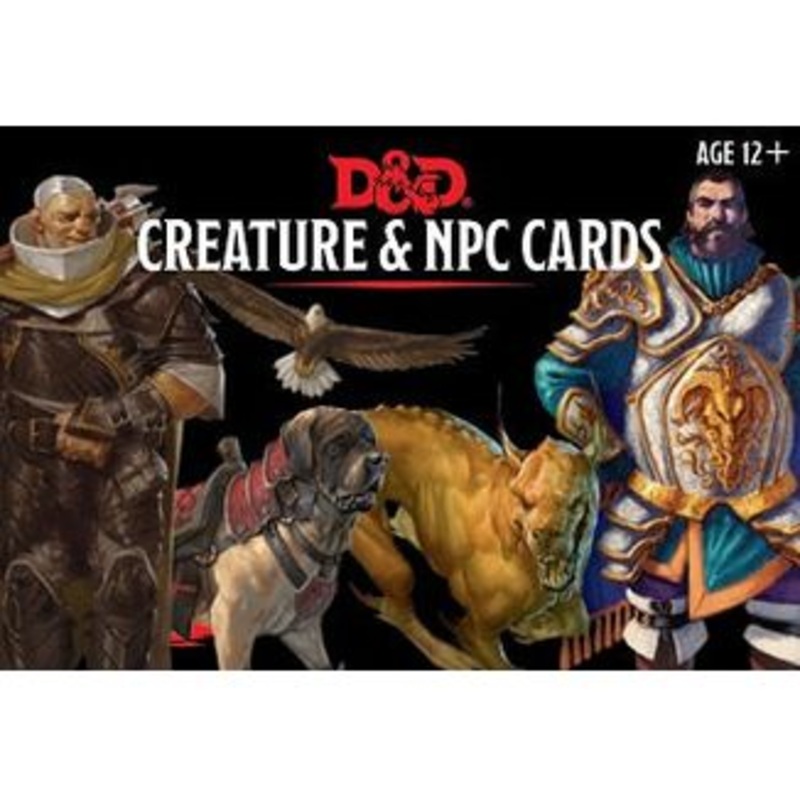Wizards of the Coast - Dungeons and Dragons - Creatures and NPCs Cards