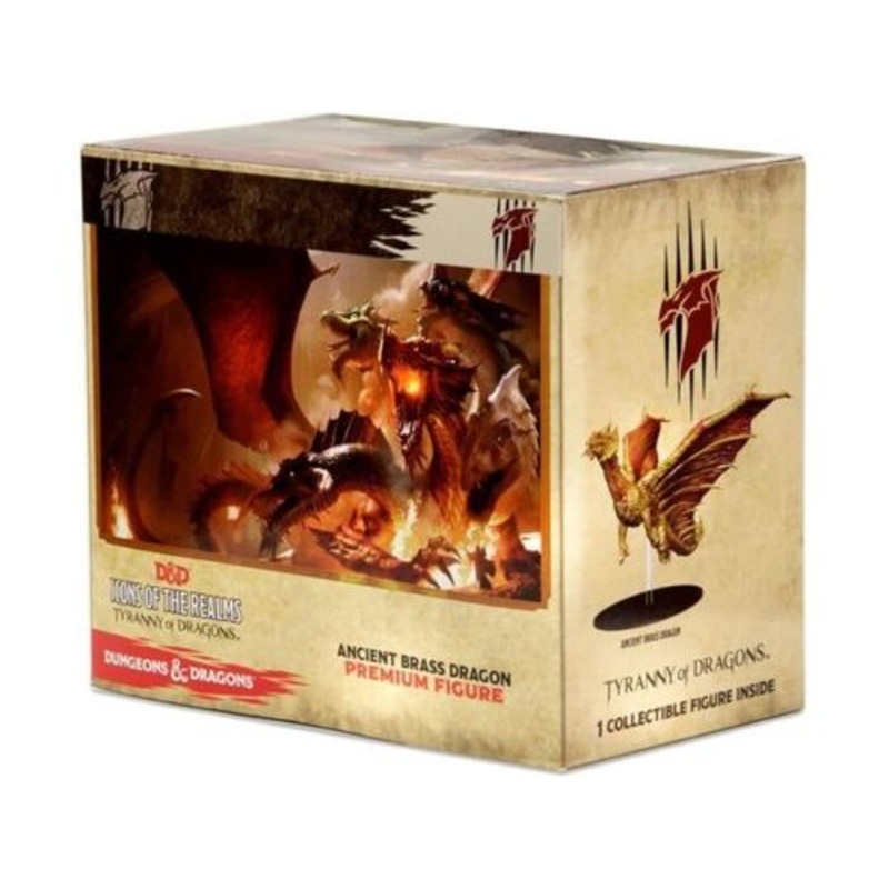 Wizards of the Coast - Dungeons and Dragons - Icons of the Realms - Tyranny Of Dragons - Ancient Brass Dragon - Premium Figure