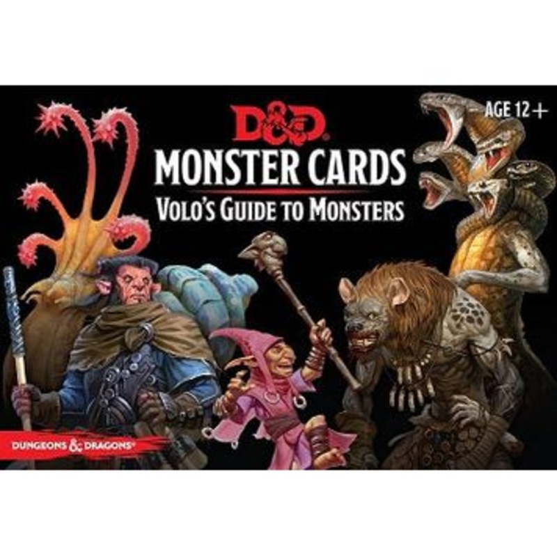 Wizards of the Coast - Dungeons and Dragons - Monster Cards - Vole's Guide to Monsters