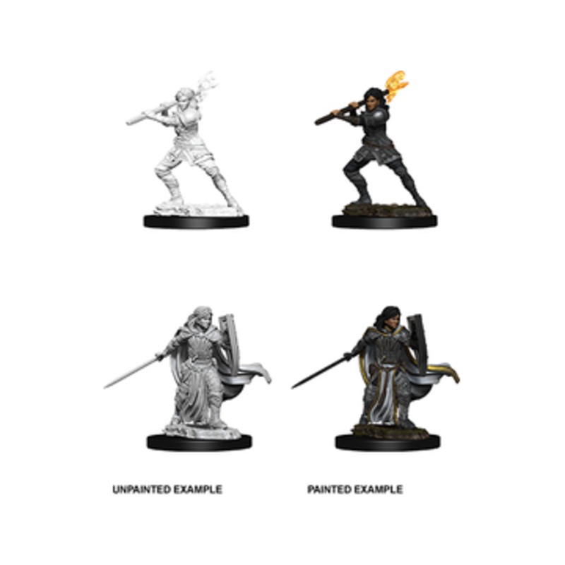 Wizkids - Dungeons and Dragons - Unpainted Miniatures - Nolzurs Marvelous Miniatures - Female Human Paladin - 73830