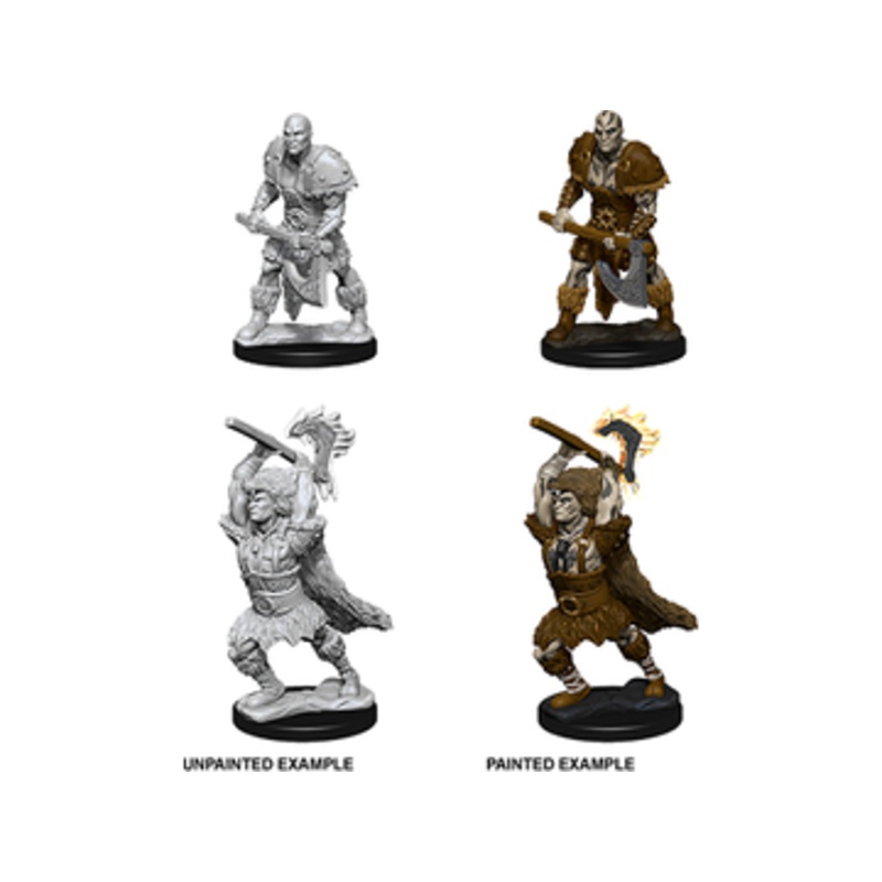 Wizkids - Dungeons and Dragons - Unpainted Miniatures - Nolzurs Marvelous Miniatures - Male Goliath Barbarian - 73833