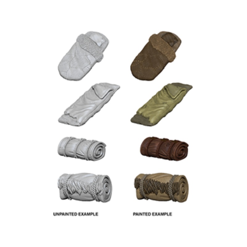 Wizkids - Unpainted Miniatures - Deep Cuts - Bedrolls - 73859