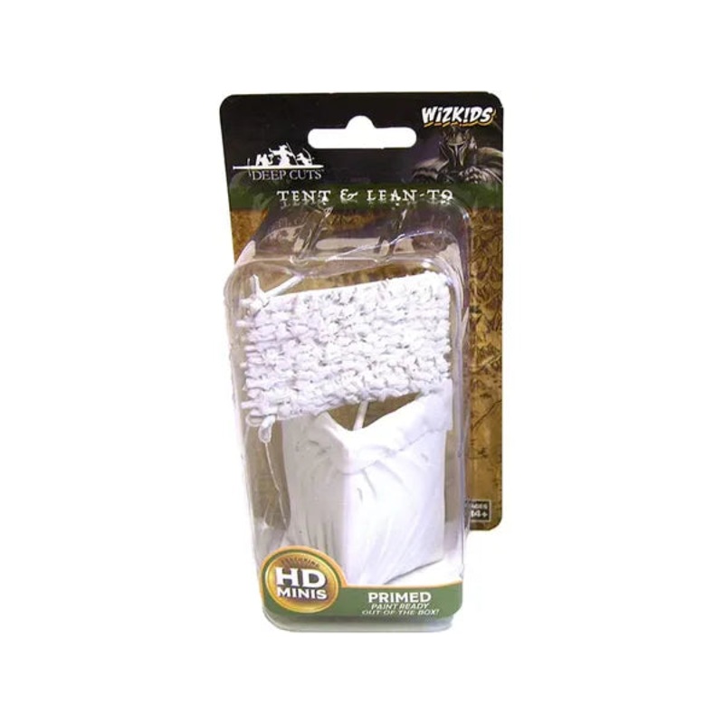Wizkids - Unpainted Miniatures - Deep Cuts - Tent and Lean-To - 73858