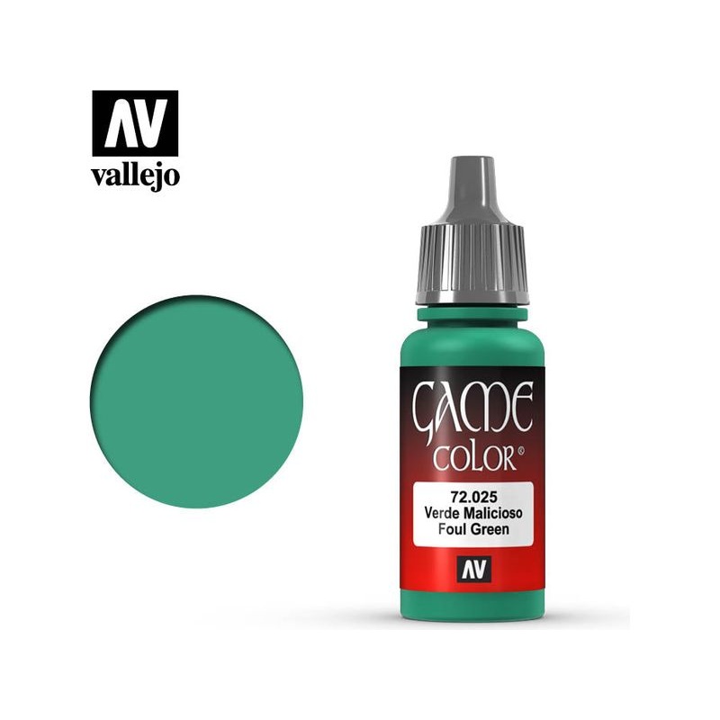 Acrylicos Vallejo - Foul Green - 72 025