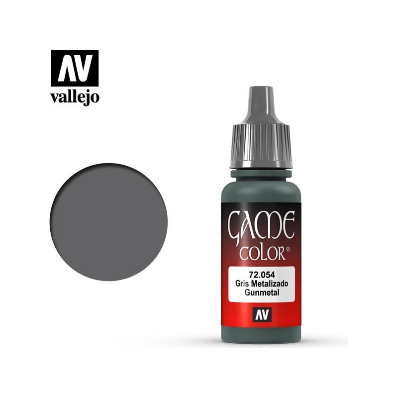 Acrylicos Vallejo - Gunmetal - 72 054