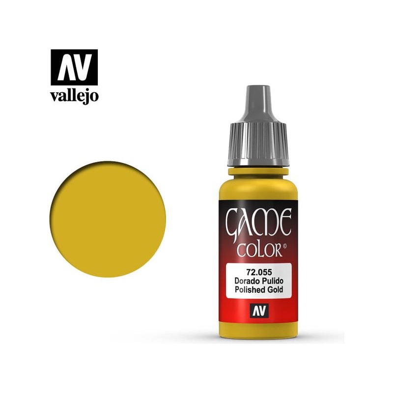 Acrylicos Vallejo - Polished Gold - 72 055