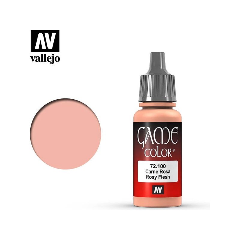 Acrylicos Vallejo - Rosy Flesh - 72 100