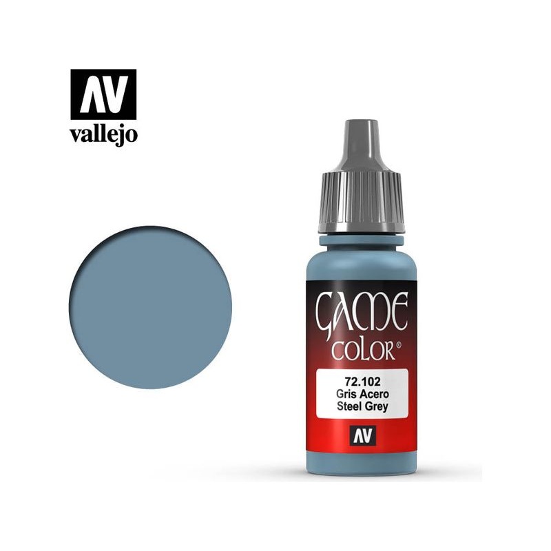 Acrylicos Vallejo - Steel Grey - 72 102
