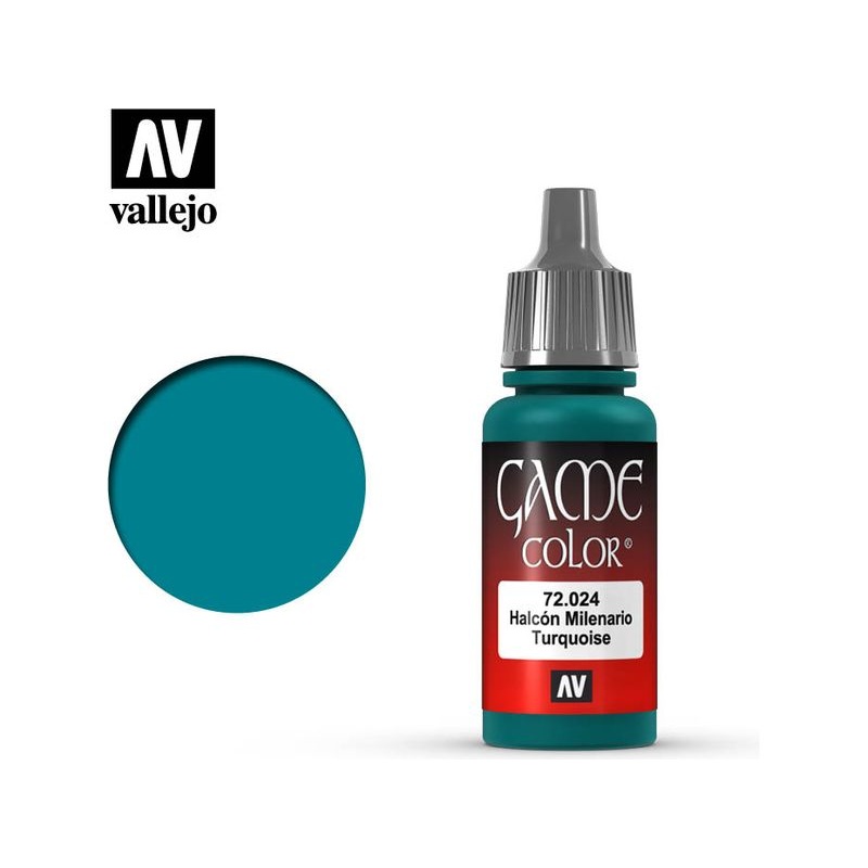 Acrylicos Vallejo - Turquoise - 72 024