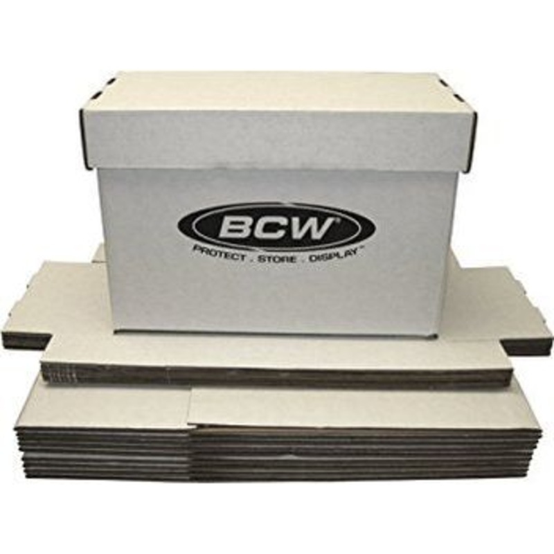 BCW - Cardboard Storage Box - Short Comic Book Box - Bundle of 10