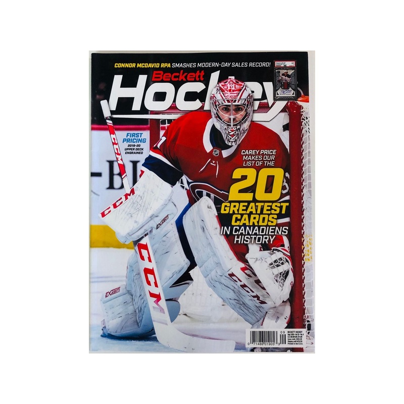 Beckett - Hockey Price Guide - September 2020 - Vol 32 -  No. 9