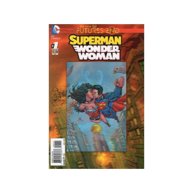 DC Comics - Superman Wonder Woman Futures End (2014) 001 - 3D Cover Variant Edition (Cond. VF-) 22000