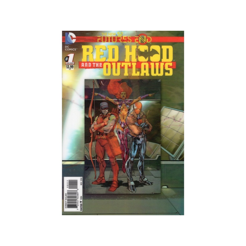 DC Comics - THE NEW 52 FUTURES END RED HOOD AND THE OUTLAWS 1 - 3D Cover