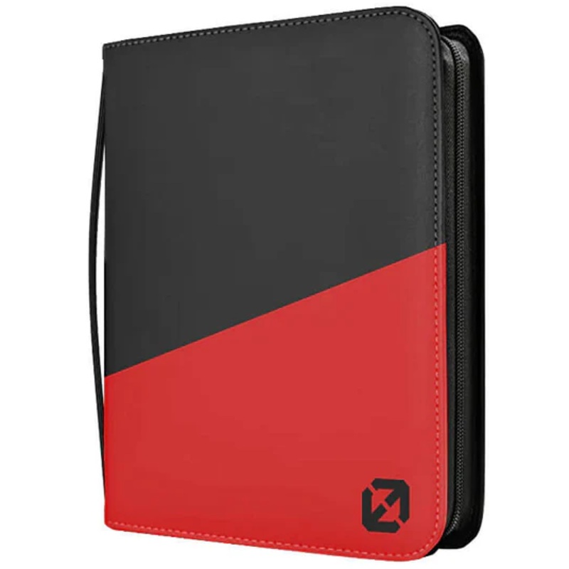 Evoretro - Shield+ - 3x4 Toploader Binder - Black and Red