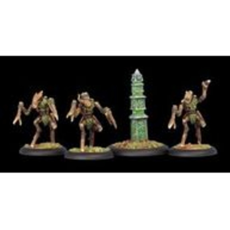 Privateer Press - Hordes - Circle Orboros - Sentry Stone & Mannikins Unit - PIP 72029