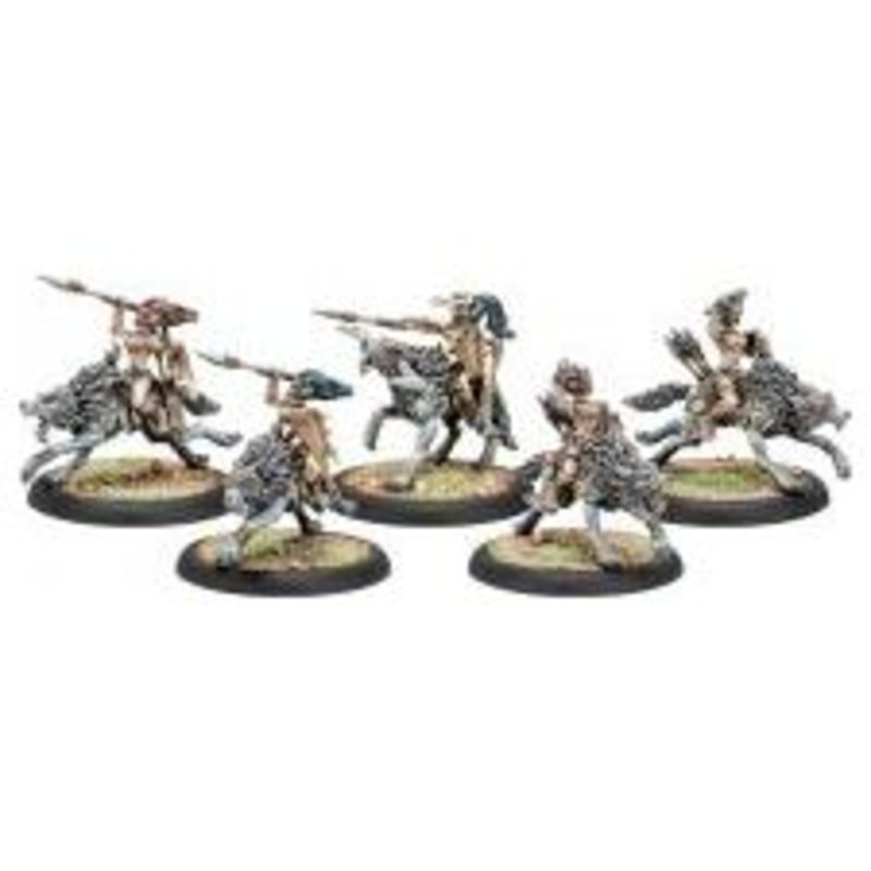 Privateer Press - Hordes - Circle Orboros - Tharn Wolf Riders Light Cavalry Unit - PIP 72086