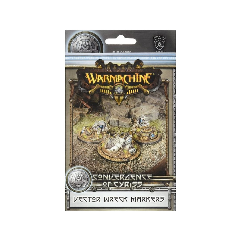 Privateer Press - Warmachine - Convergence of Cyriss - Vector Wreck Markers - PIP 91069