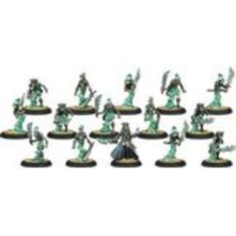 Privateer Press - Warmachine - Cryx - Blackbane's Ghost Raiders Character Unit - PIP 34118