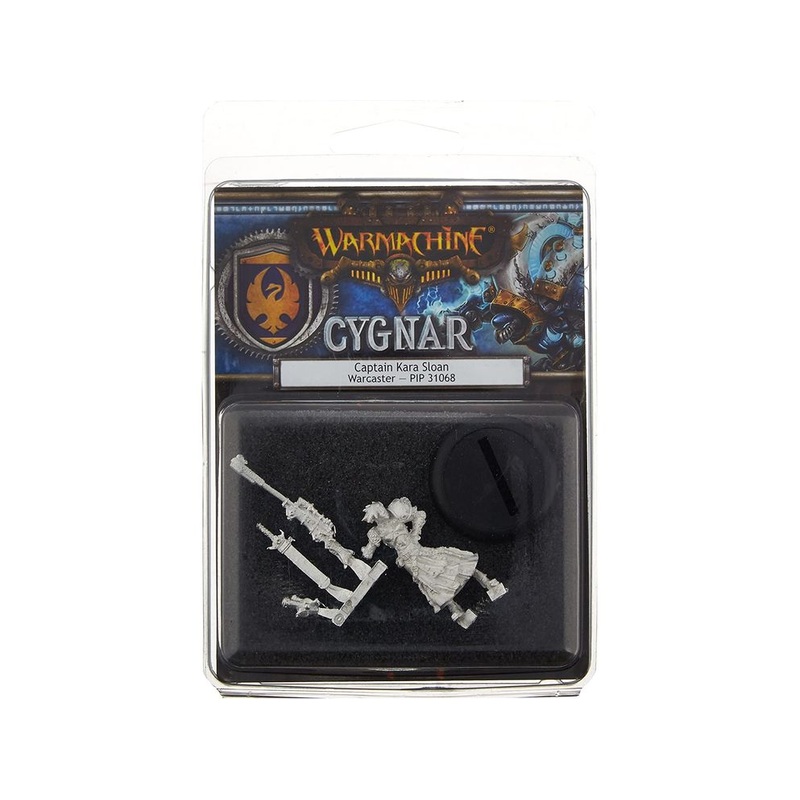 Privateer Press - Warmachine - Cygnar - Captain Kara Sloan Warcaster - PIP 31068