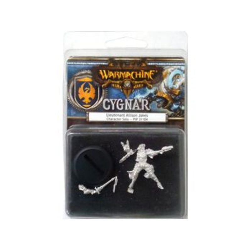 Privateer Press - Warmachine - Cygnar - Lieutenant Allison Jakes Character Solo - PIP 31104