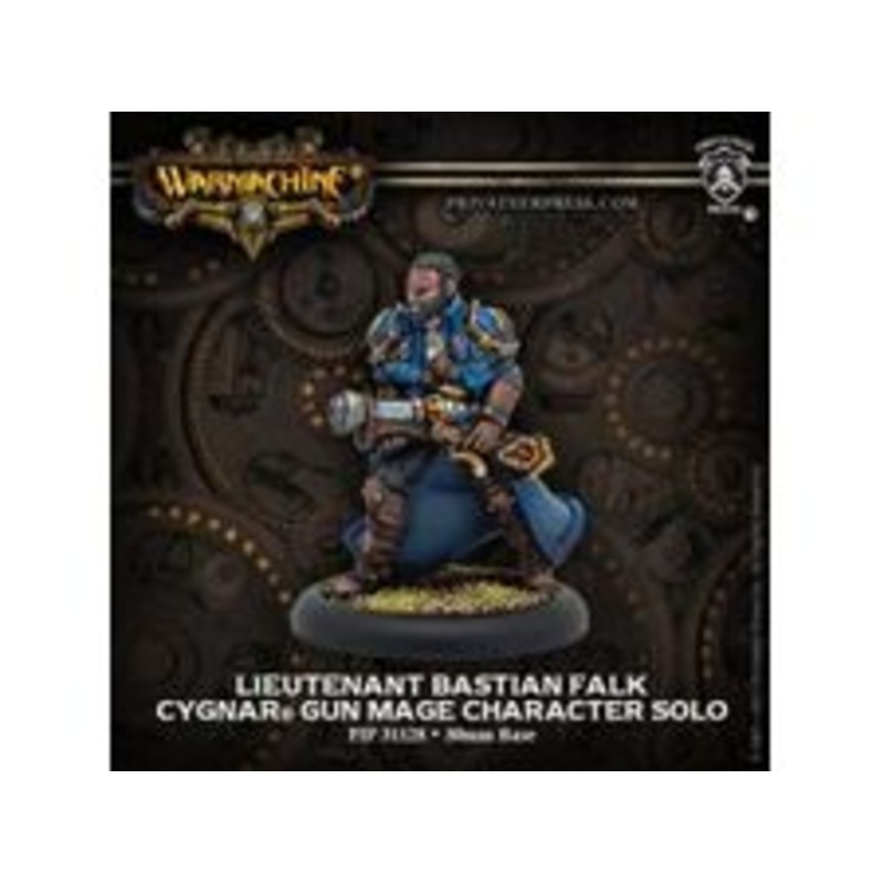 Privateer Press - Warmachine - Cygnar - Lieutenant Bastian Falk - Gun Mage Solo - PIP 31128