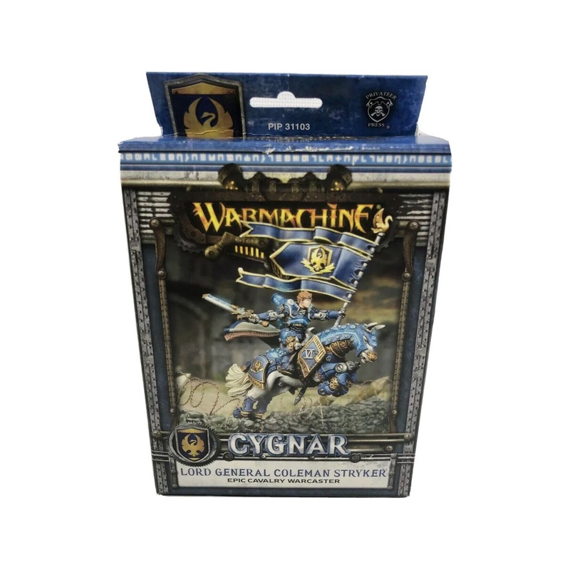 Privateer Press - Warmachine - Cygnar - Lord General Coleman Stryker Warcaster - PIP 31103