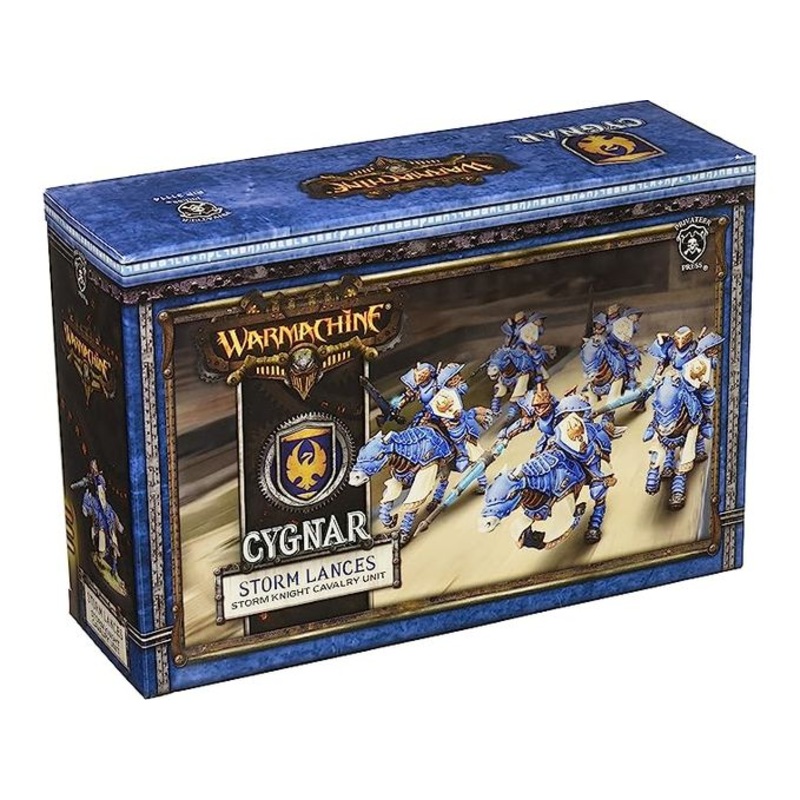 Privateer Press - Warmachine - Cygnar - Storm Lances Storm Knight Cavalry Unit - PIP 31114