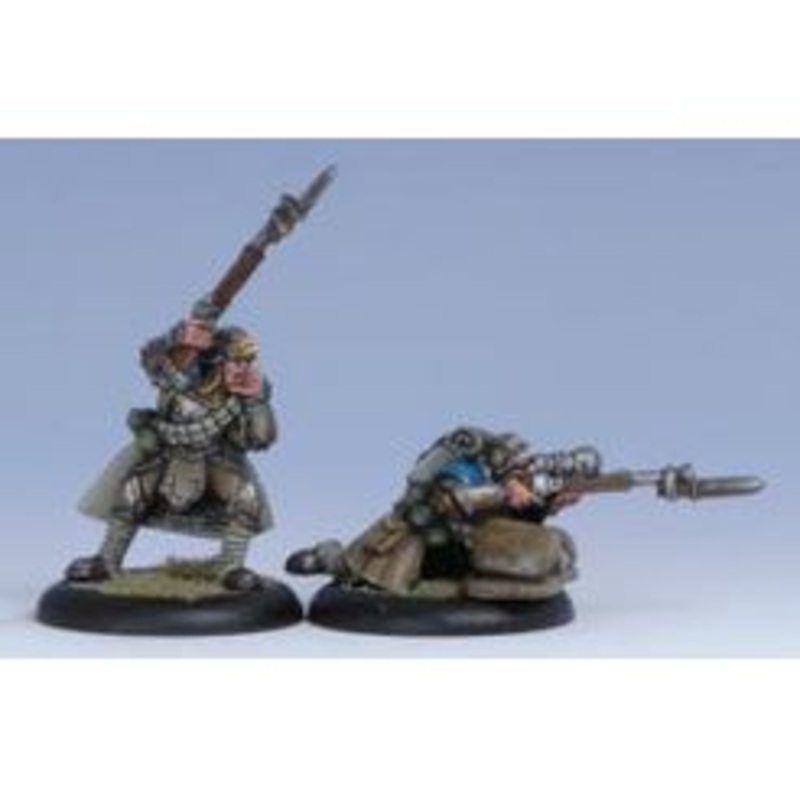 Privateer Press - Warmachine - Cygnar - Trencher Infantry Officer - Sniper Unit Attachment - PIP 31047