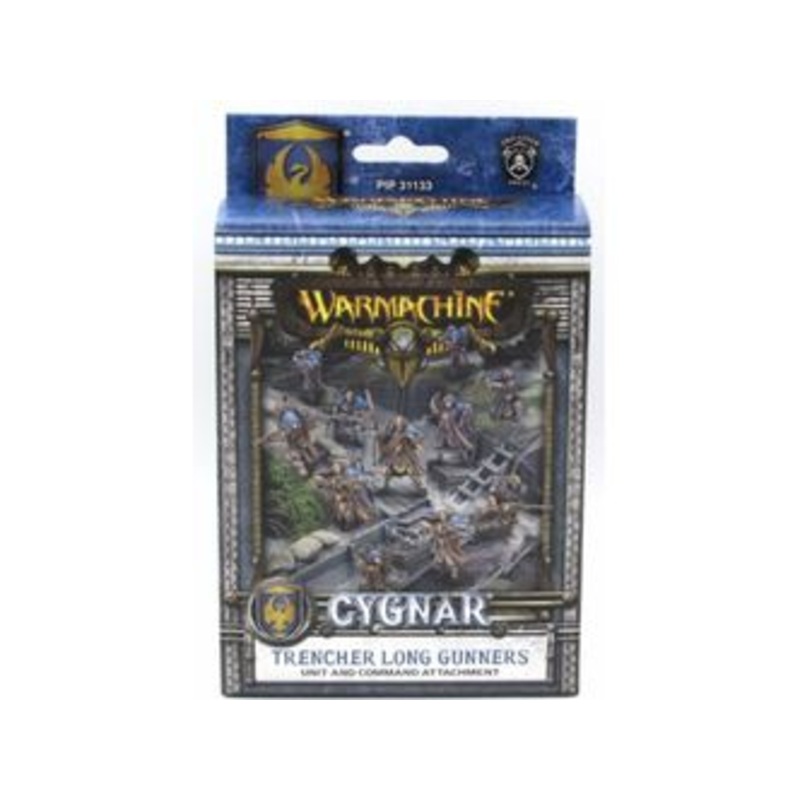 Privateer Press - Warmachine - Cygnar - Trencher Long Gunners Unit - Command Attachment - PIP 31133