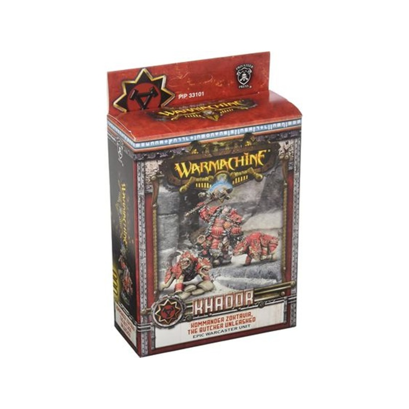 Privateer Press - Warmachine - Khador - Kommander Zoktavir - the Butcher Unleashed - PIP 33101
