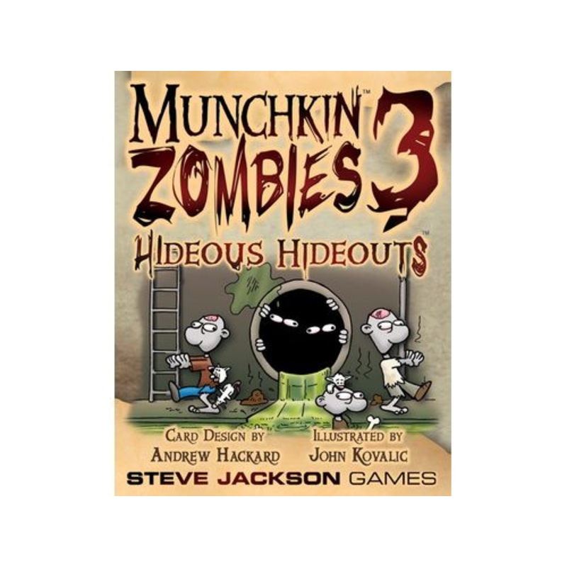 Steve Jackson Games - Munchkin Zombies 3 - Hideous Hideouts