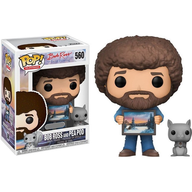 POP! - Televison - The Joy of Painting - Bob Ross and Pea Pod