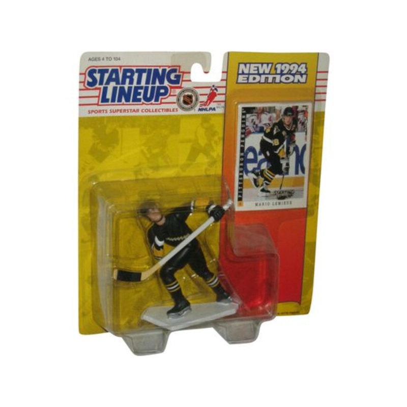 Kenner - Starting Lineup - 1984 - NHL Mario Lemieux - Figure/Collector Card