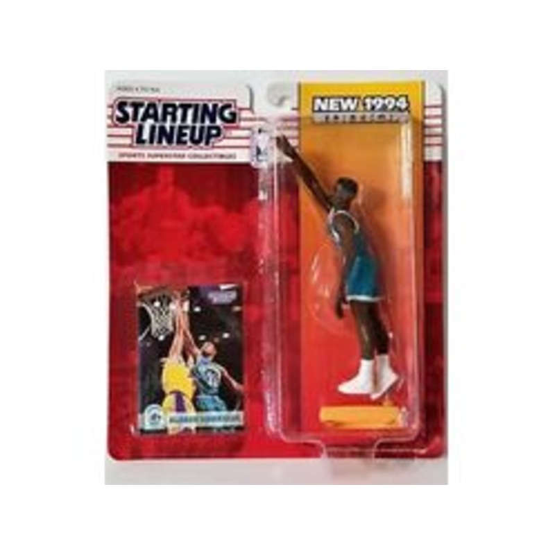 Kenner - Starting Lineup - 1988 - NBA Alonzo Mourning - Figure/Collector Card