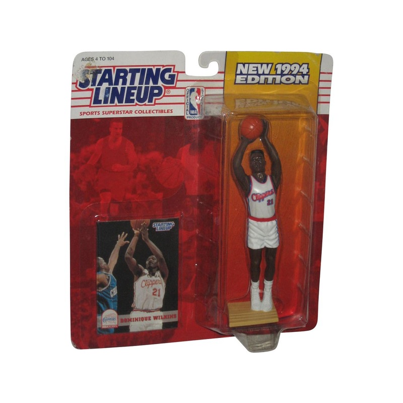 Kenner - Starting Lineup - 1988 - NBA Dominique Wilkins - Figure/Collector Card