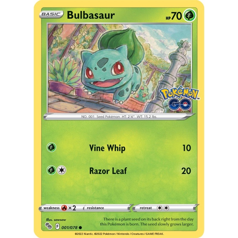 Bulbasaur (001/078) [Pokmon GO]